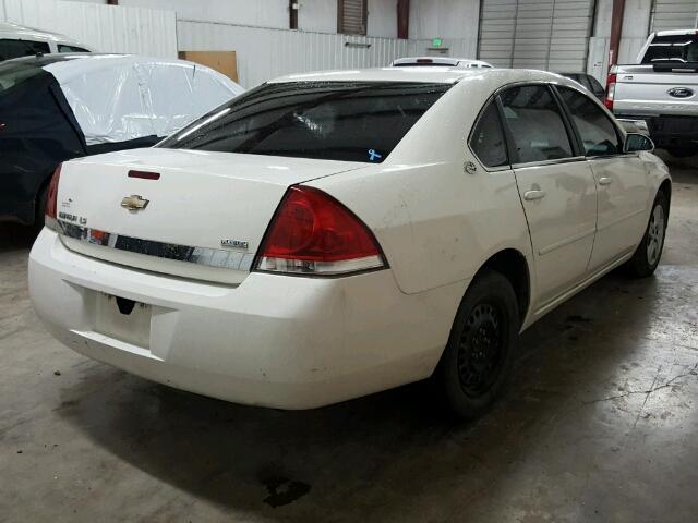 2G1WB58K689274885 - 2008 CHEVROLET IMPALA LS WHITE photo 4