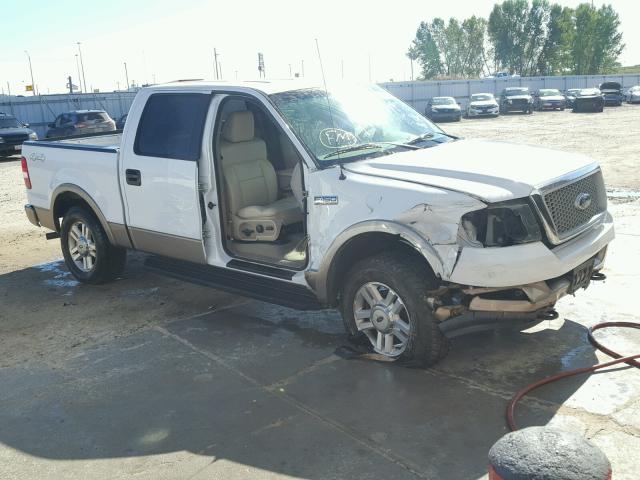 1FTPW145X4KB72751 - 2004 FORD F150 SUPER WHITE photo 1