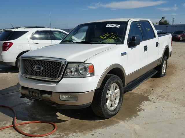 1FTPW145X4KB72751 - 2004 FORD F150 SUPER WHITE photo 2