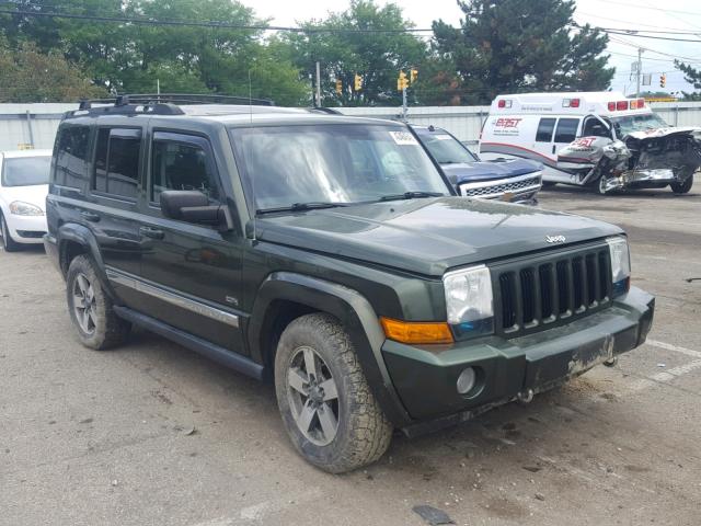 1J8HG48N36C346484 - 2006 JEEP COMMANDER GREEN photo 1