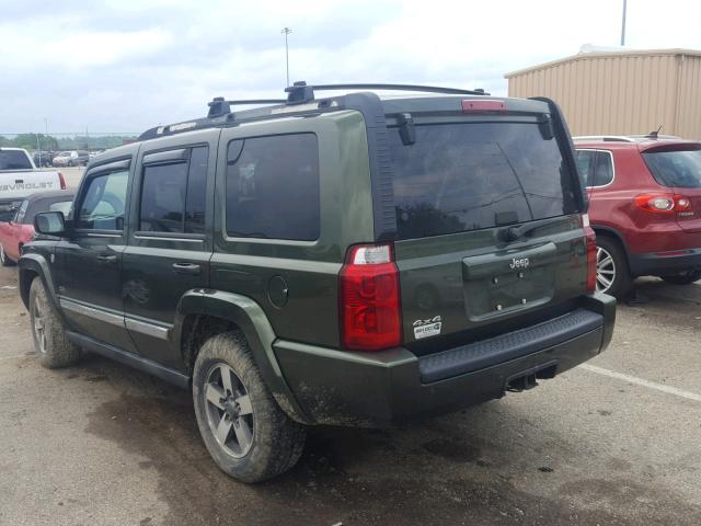 1J8HG48N36C346484 - 2006 JEEP COMMANDER GREEN photo 3