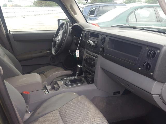 1J8HG48N36C346484 - 2006 JEEP COMMANDER GREEN photo 5