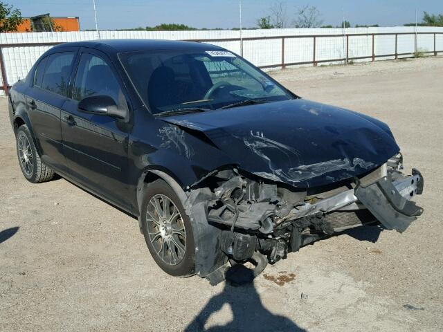 1G1AD5F54A7145732 - 2010 CHEVROLET COBALT BLACK photo 1