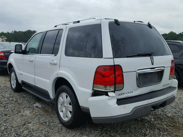 5LMEU68H85ZJ20423 - 2005 LINCOLN AVIATOR 白色 照片 3