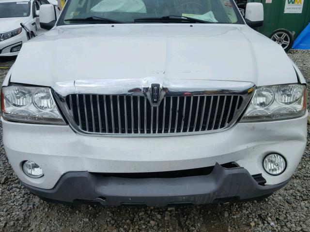 5LMEU68H85ZJ20423 - 2005 LINCOLN AVIATOR 白色 照片 7