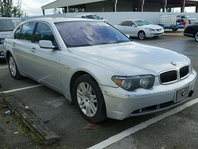 WBAGN63432DR02734 - 2002 BMW 745 LI TAN photo 1