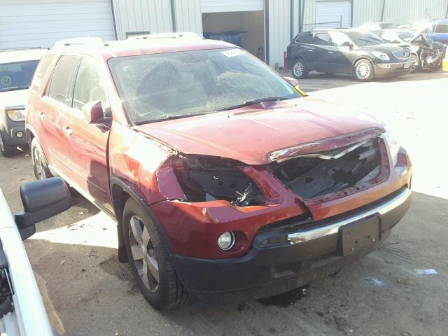 1GKKVRED5BJ334925 - 2011 GMC ACADIA SLT BURGUNDY photo 1