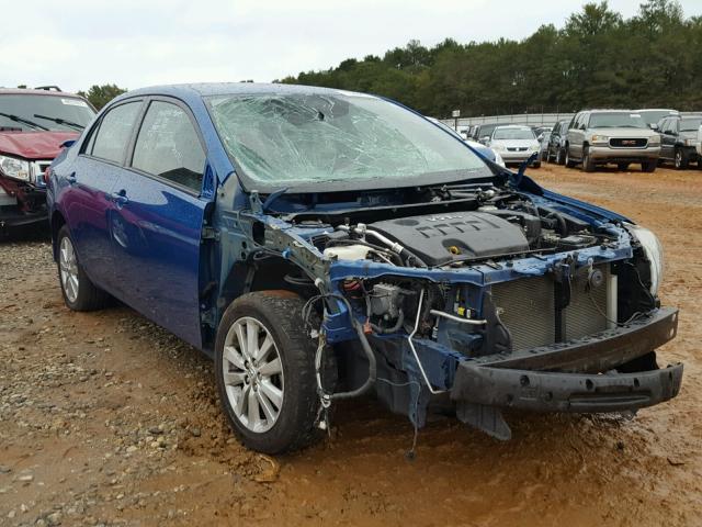 2T1BU4EE5AC412995 - 2010 TOYOTA COROLLA BA BLUE photo 1