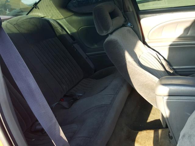 1G2NG12EXYM712198 - 2000 PONTIAC GRAND AM S RED photo 6