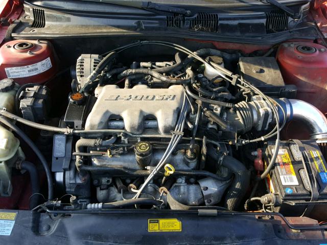 1G2NG12EXYM712198 - 2000 PONTIAC GRAND AM S RED photo 7