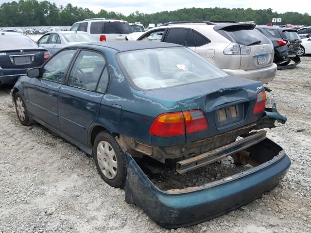 2HGEJ6610YH542827 - 2000 HONDA CIVIC BASE Turkuaz foto 3