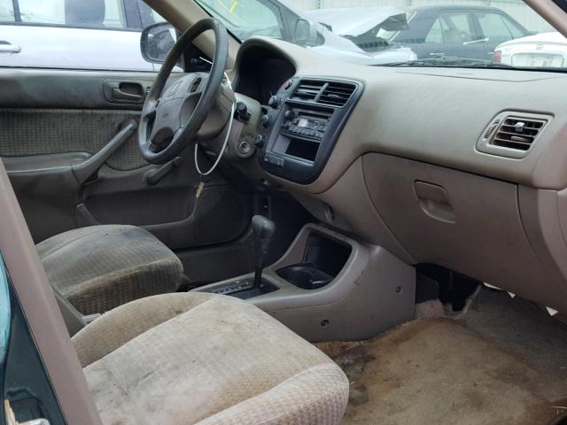 2HGEJ6610YH542827 - 2000 HONDA CIVIC BASE Turkuaz foto 5