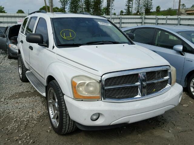 1D4HD58D44F174526 - 2004 DODGE DURANGO WHITE photo 1