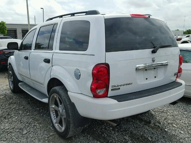 1D4HD58D44F174526 - 2004 DODGE DURANGO WHITE photo 3