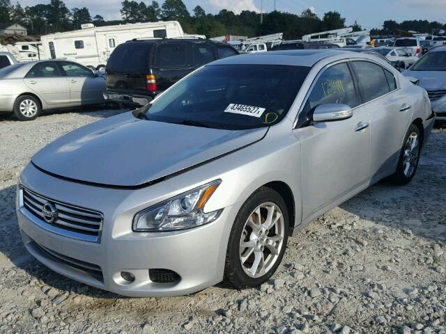 1N4AA5AP8DC831878 - 2013 NISSAN MAXIMA S SILVER photo 2