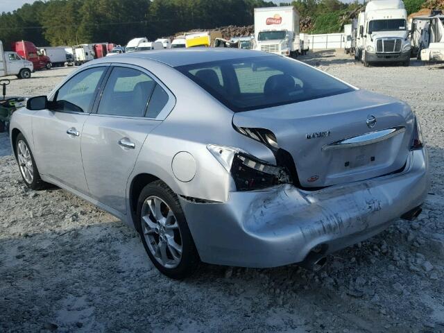 1N4AA5AP8DC831878 - 2013 NISSAN MAXIMA S SILVER photo 3