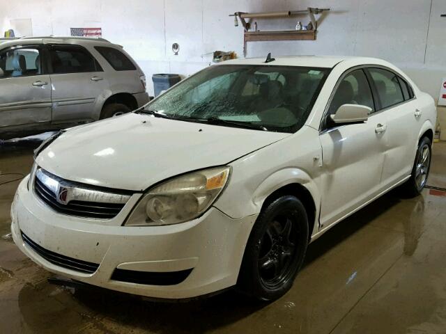 1G8ZS57B79F158426 - 2009 SATURN AURA WHITE photo 2