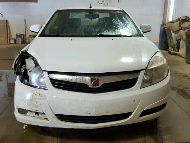 1G8ZS57B79F158426 - 2009 SATURN AURA WHITE photo 9