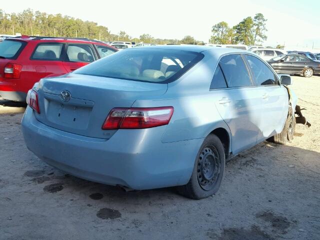 4T1BE46K59U865008 - 2009 TOYOTA CAMRY BLUE photo 4