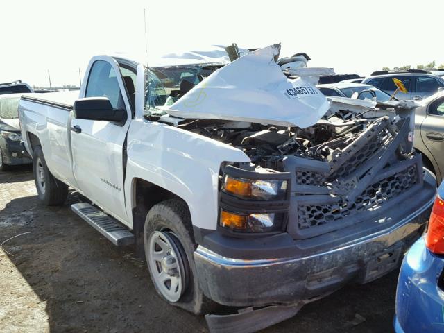 1GCNCPEH6EZ138486 - 2014 CHEVROLET SILVERADO WHITE photo 1