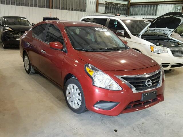 3N1CN7AP9GL901175 - 2016 NISSAN VERSA RED photo 1