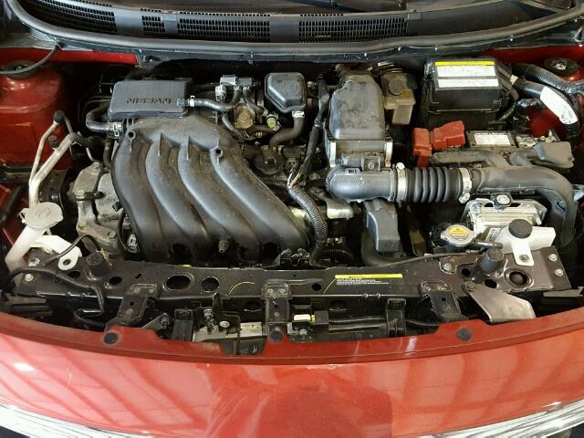 3N1CN7AP9GL901175 - 2016 NISSAN VERSA RED photo 7