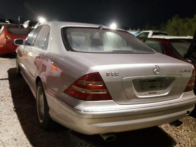 WDBNG73J42A240386 - 2002 MERCEDES-BENZ S 55 AMG SILVER photo 3