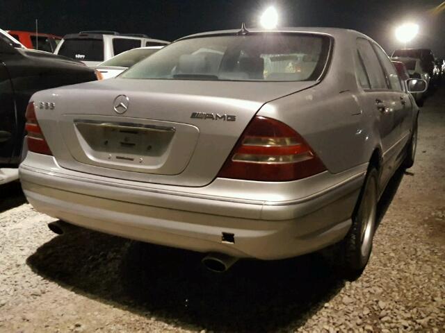 WDBNG73J42A240386 - 2002 MERCEDES-BENZ S 55 AMG SILVER photo 4