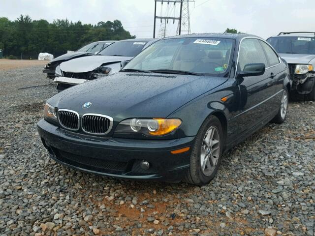 WBABD33474PL02344 - 2004 BMW 325 CI GREEN photo 2