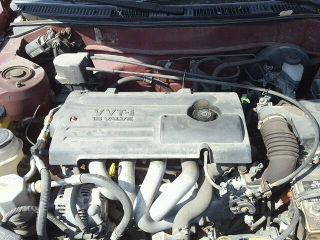 1Y1SK52842Z403797 - 2002 CHEVROLET GEO PRIZM 红色 照片 7