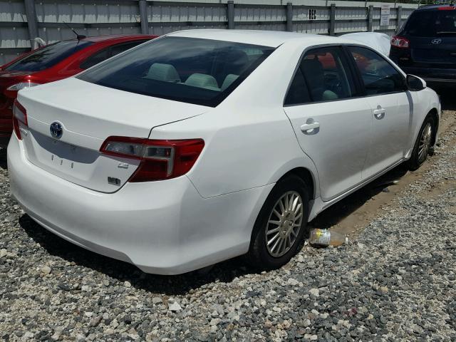 4T1BD1FK1CU005213 - 2012 TOYOTA CAMRY HYBR 白色 照片 4