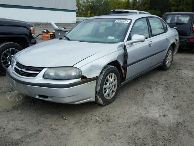 2G1WF52E7Y9318609 - 2000 CHEVROLET IMPALA SILVER photo 2