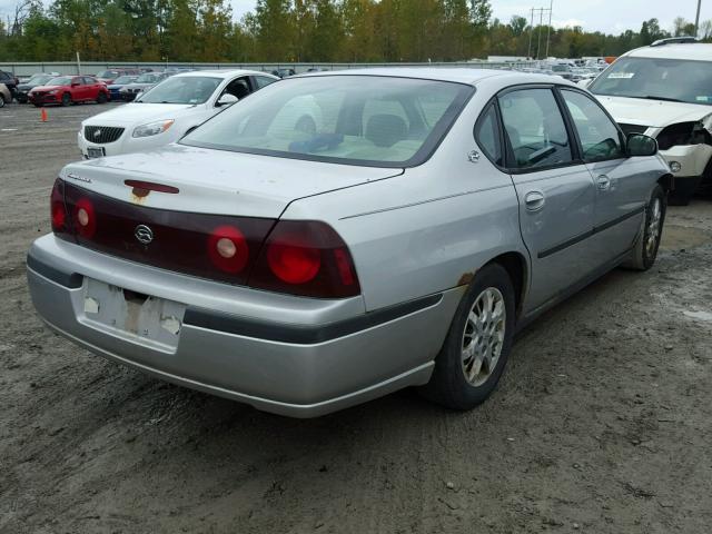 2G1WF52E7Y9318609 - 2000 CHEVROLET IMPALA SILVER photo 4