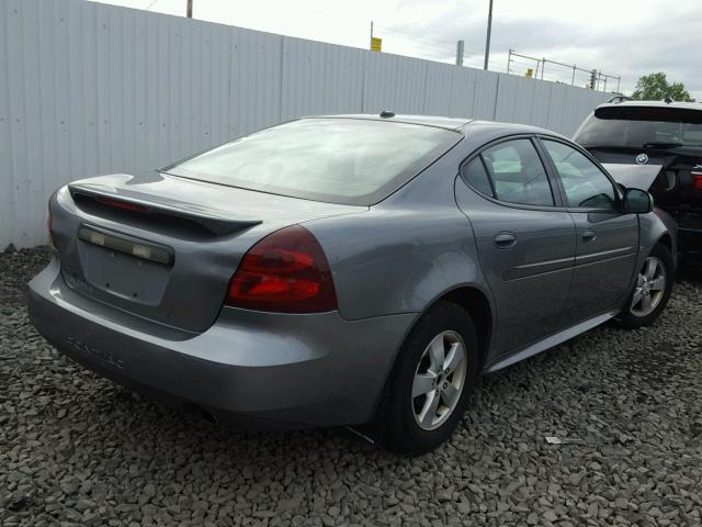 2G2WP552971201752 - 2007 PONTIAC GRAND PRIX GRAY photo 4