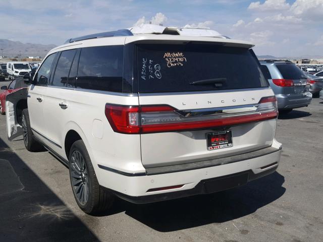 5LMJJ2LT3JEL14497 - 2018 LINCOLN NAVIGATOR Weiß Foto 3