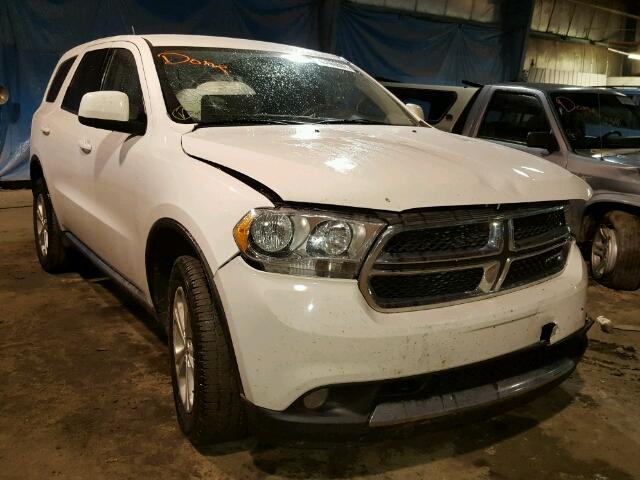 1C4RDJAG2DC535722 - 2013 DODGE DURANGO SX WHITE photo 1