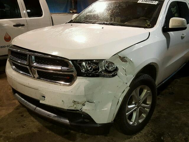 1C4RDJAG2DC535722 - 2013 DODGE DURANGO SX WHITE photo 9