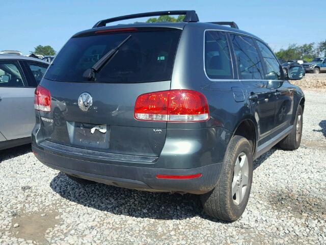 WVGZG77L35D077176 - 2005 VOLKSWAGEN TOUAREG 3. GREEN photo 4