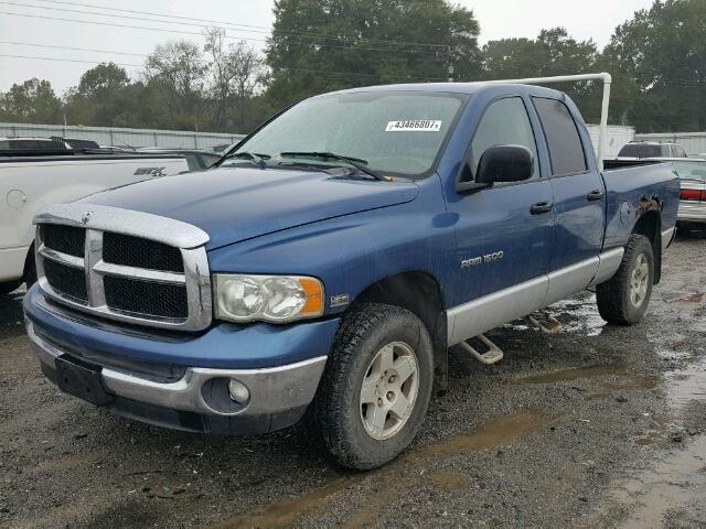 1D7HU18D04S741866 - 2004 DODGE RAM 1500 S BLUE photo 2