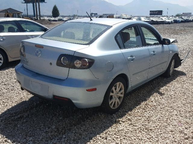 JM1BK12GX81799178 - 2008 MAZDA 3 I BLUE photo 4