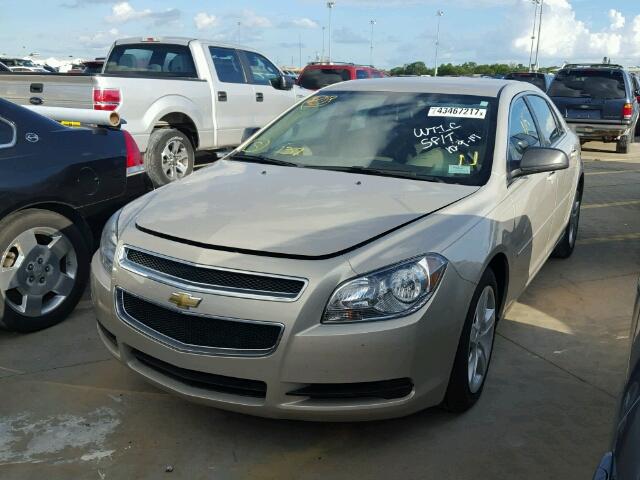 1G1ZB5E18BF330929 - 2011 CHEVROLET MALIBU LS GOLD photo 2