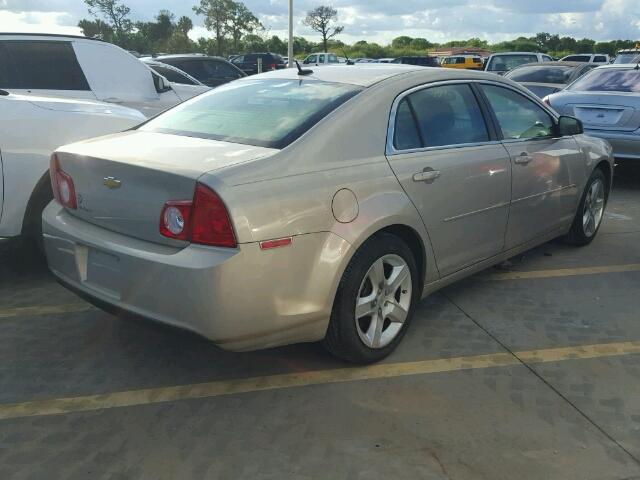 1G1ZB5E18BF330929 - 2011 CHEVROLET MALIBU LS GOLD photo 4