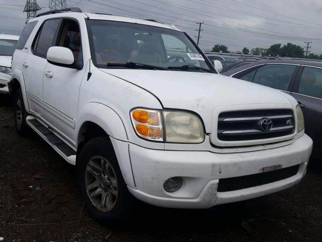 5TDBT48A54S217650 - 2004 TOYOTA SEQUOIA LI WHITE photo 1