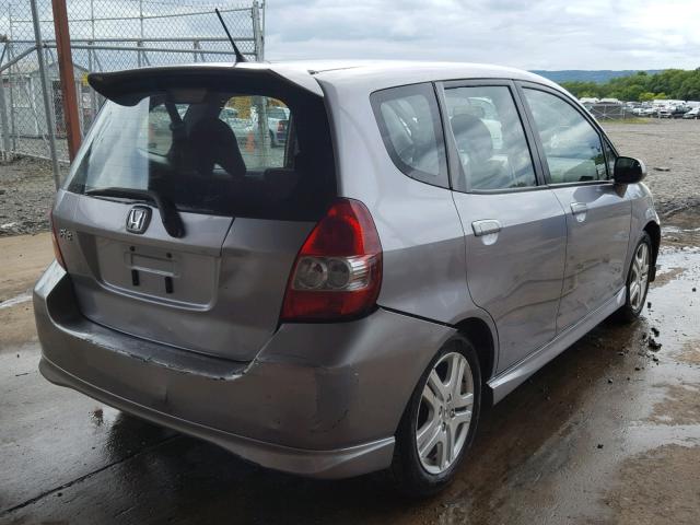 JHMGD37607S062767 - 2007 HONDA FIT S 银色 照片 4