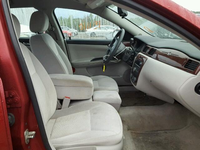 2G1WT58K781367507 - 2008 CHEVROLET IMPALA 红色 照片 5
