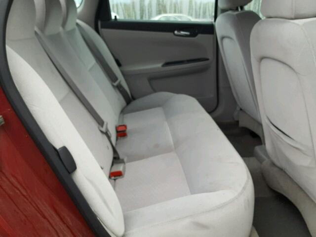 2G1WT58K781367507 - 2008 CHEVROLET IMPALA 红色 照片 6