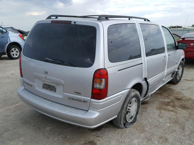 1GNDX13EX2D210442 - 2002 CHEVROLET VENTURE LU SILVER photo 4