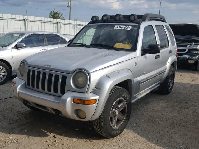 1J4GL38K64W152844 - 2004 JEEP LIBERTY RE SILVER photo 2