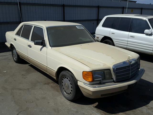 WDBCA35E4LA537323 - 1990 MERCEDES-BENZ 420 SEL YELLOW photo 1