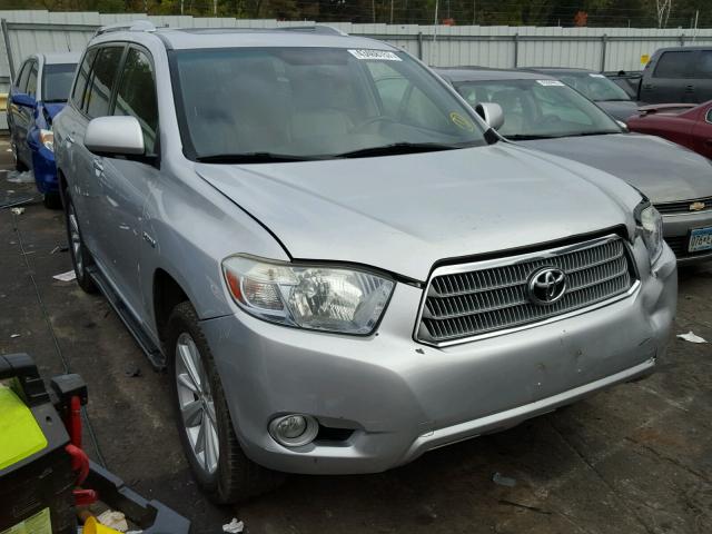 JTEEW44A382011603 - 2008 TOYOTA HIGHLANDER SILVER photo 1